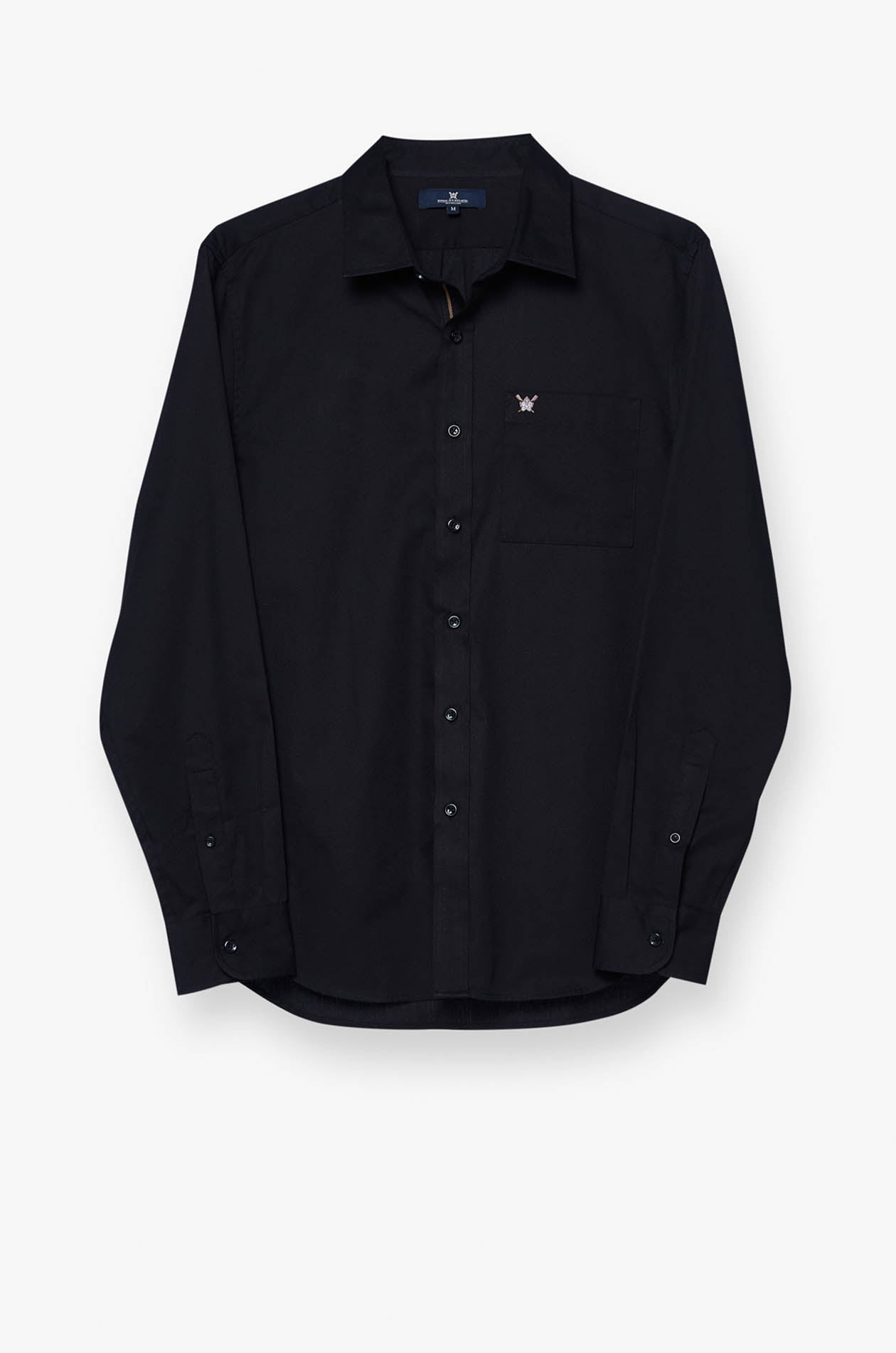 DIAGONAL TEXTURED LONG SLEEVE SHIRT