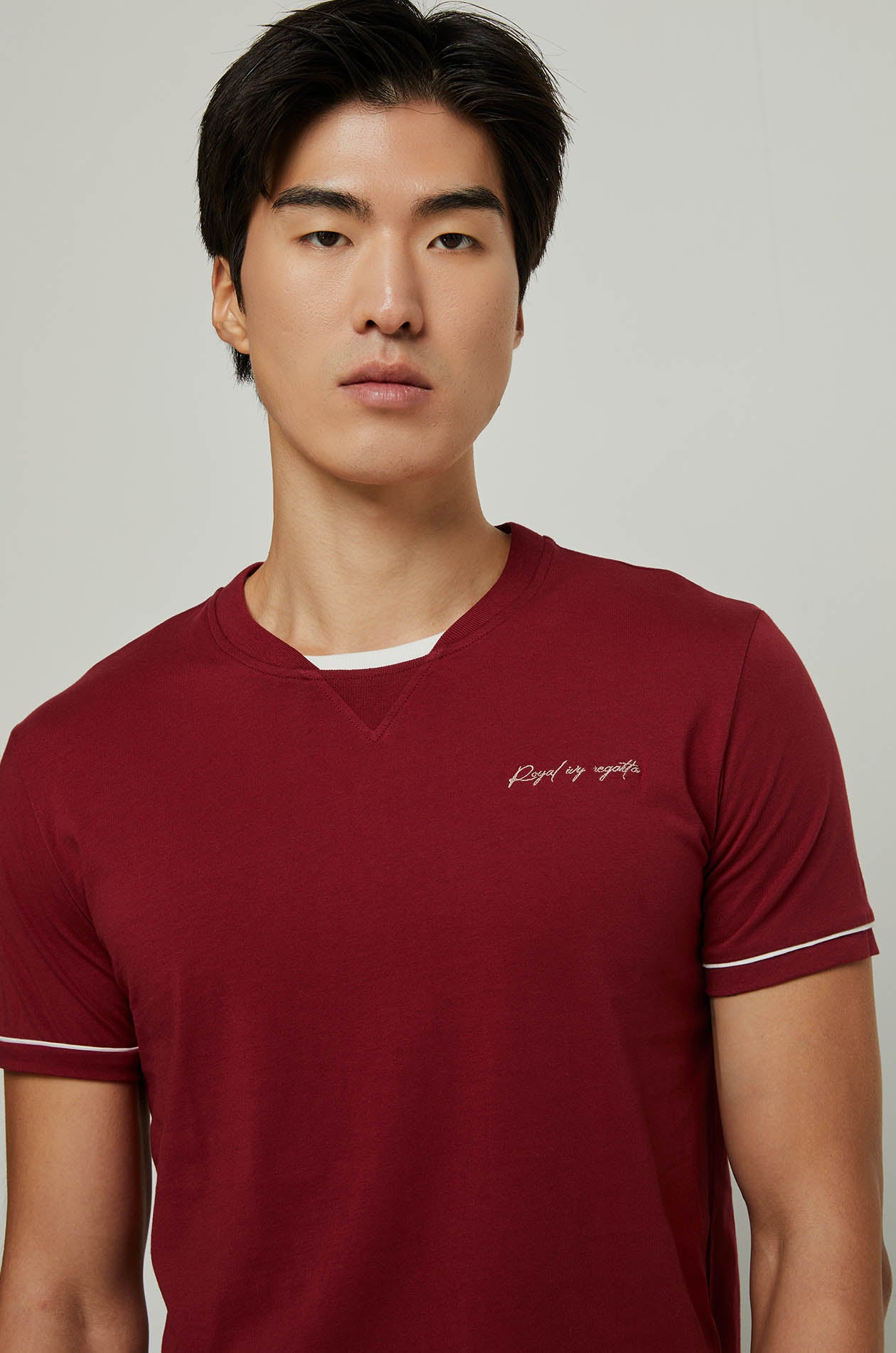 LAYERED CREWNECK TEE