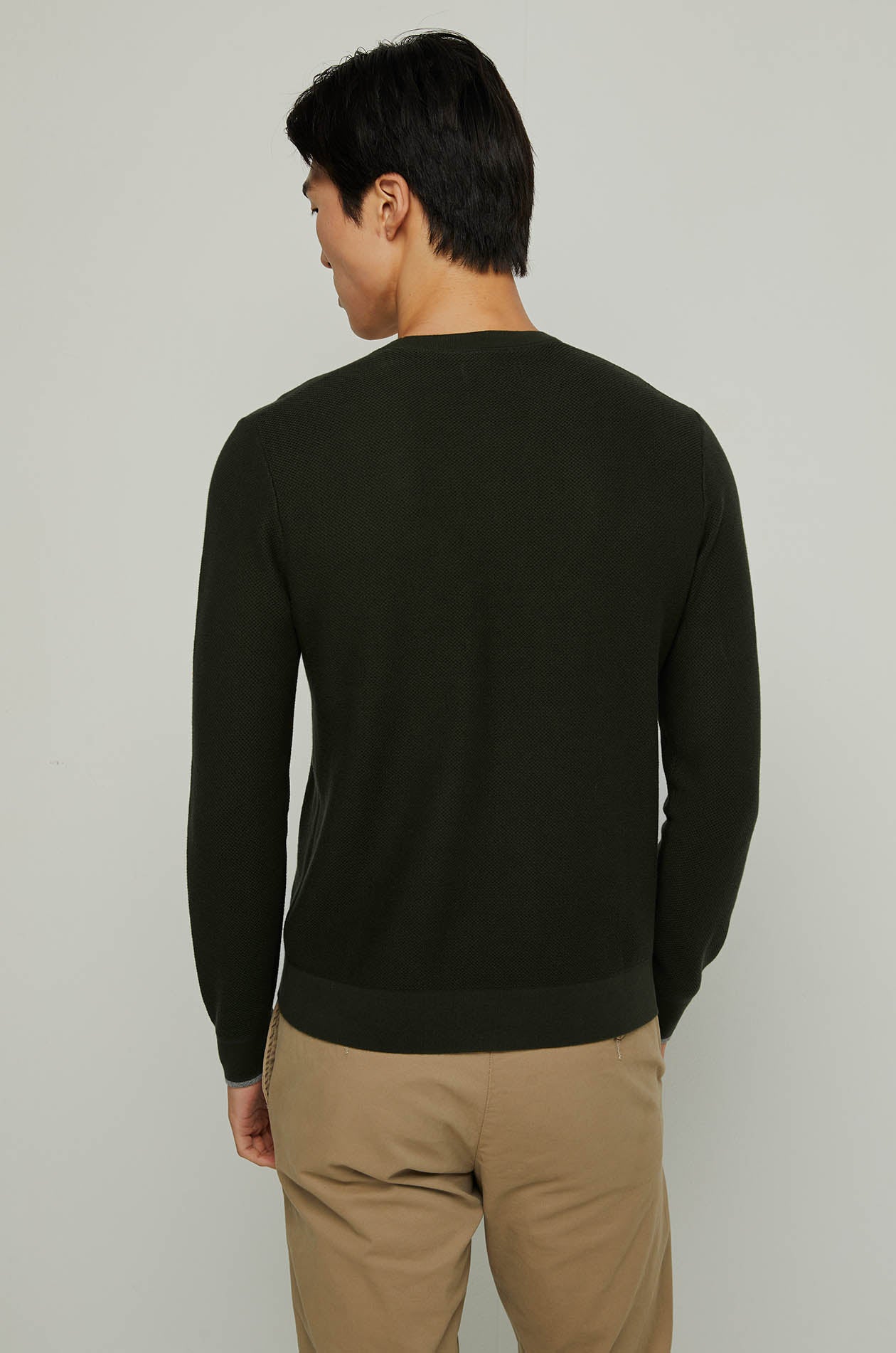 WAFFLE TEXTURED KNITTED TEE