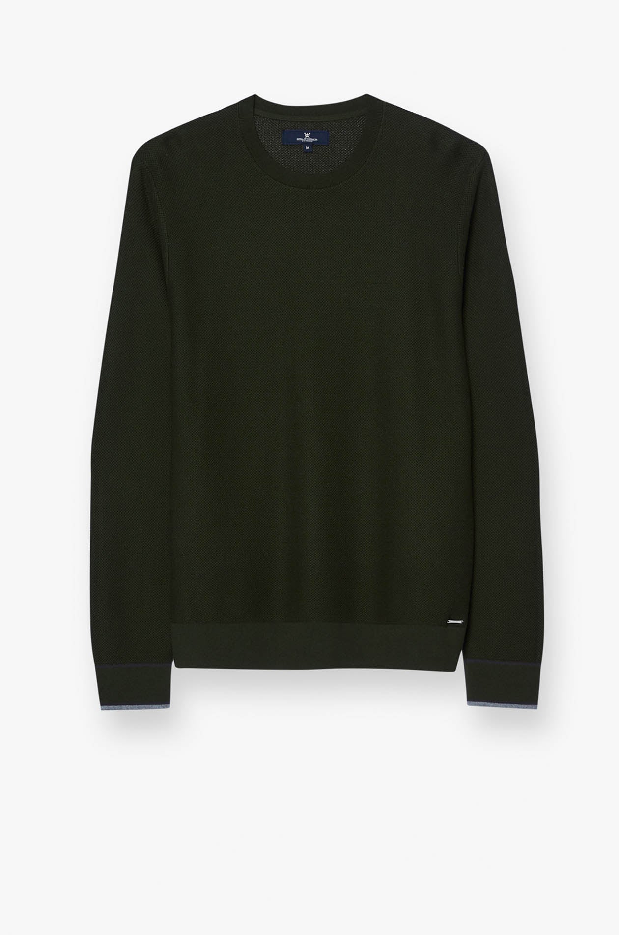 WAFFLE TEXTURED KNITTED TEE