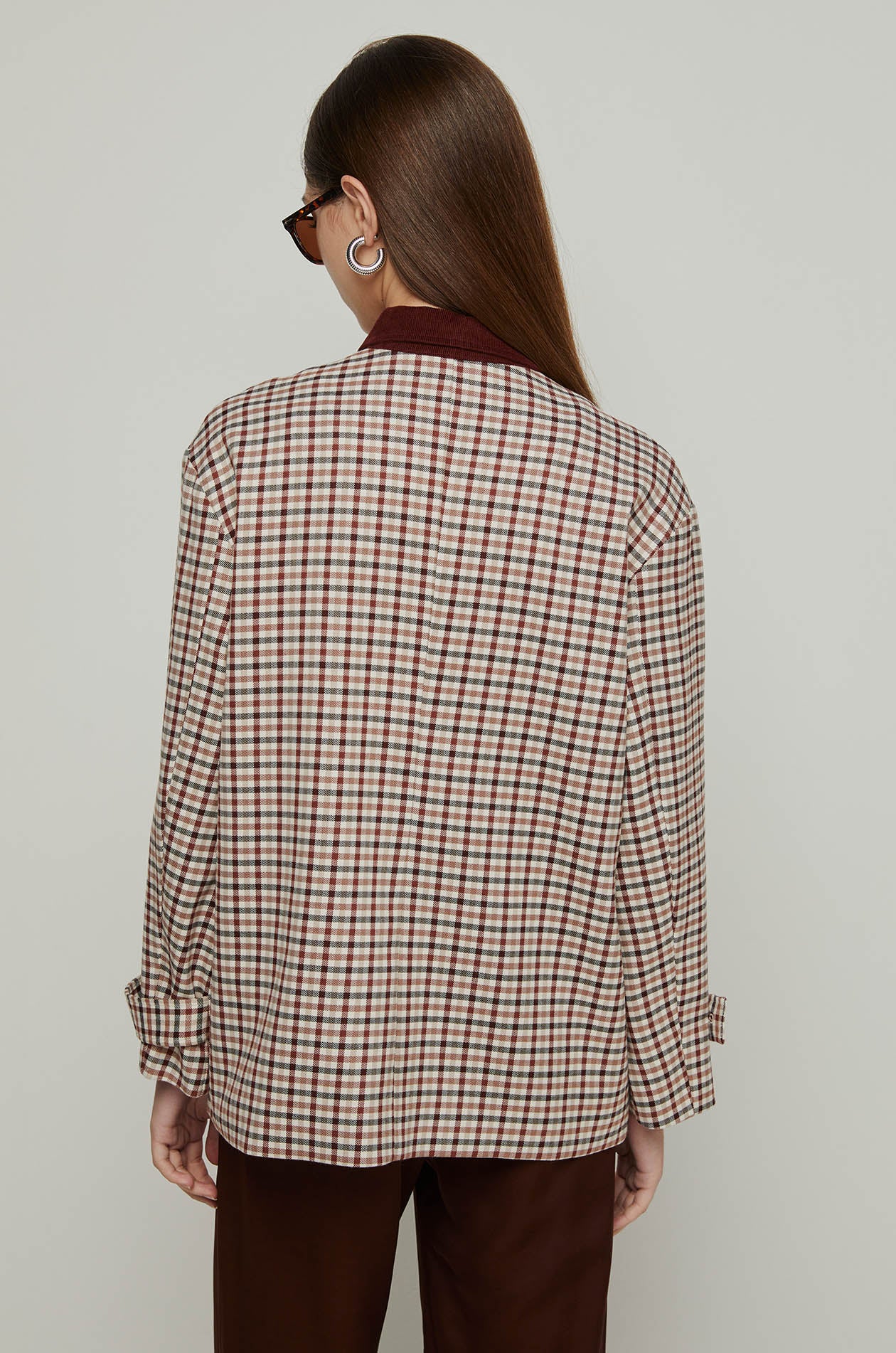 CHECKED PRINTED JACKET