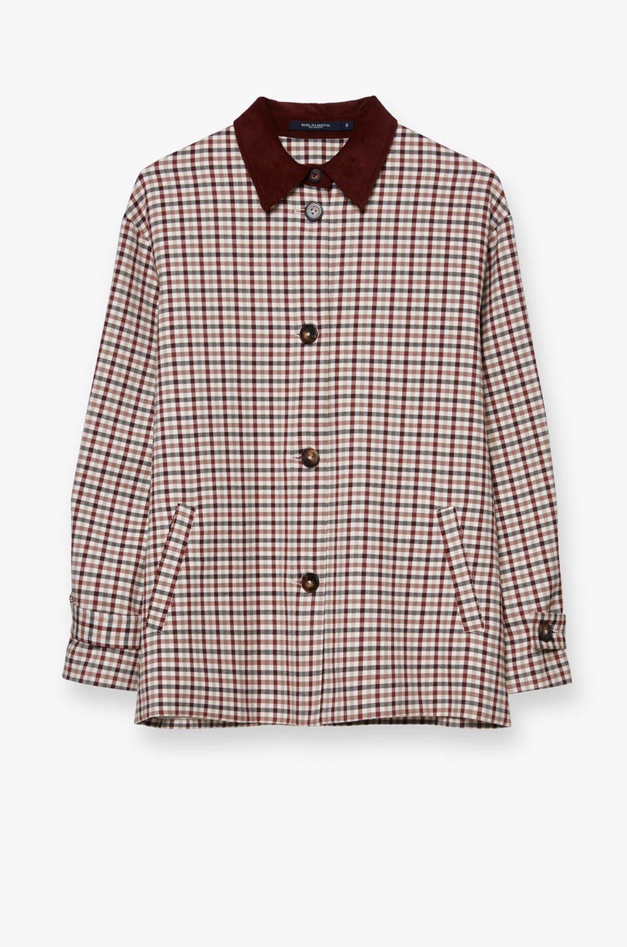 CHECKED PRINTED JACKET