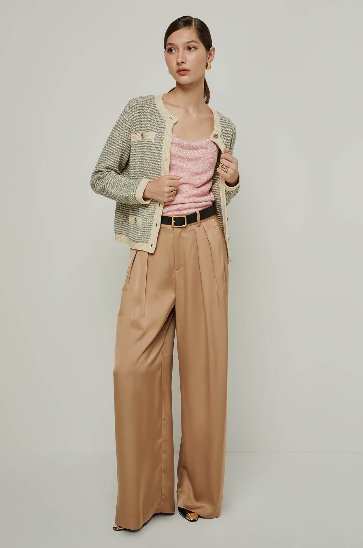 LUREX KNITTED CAMISOLE