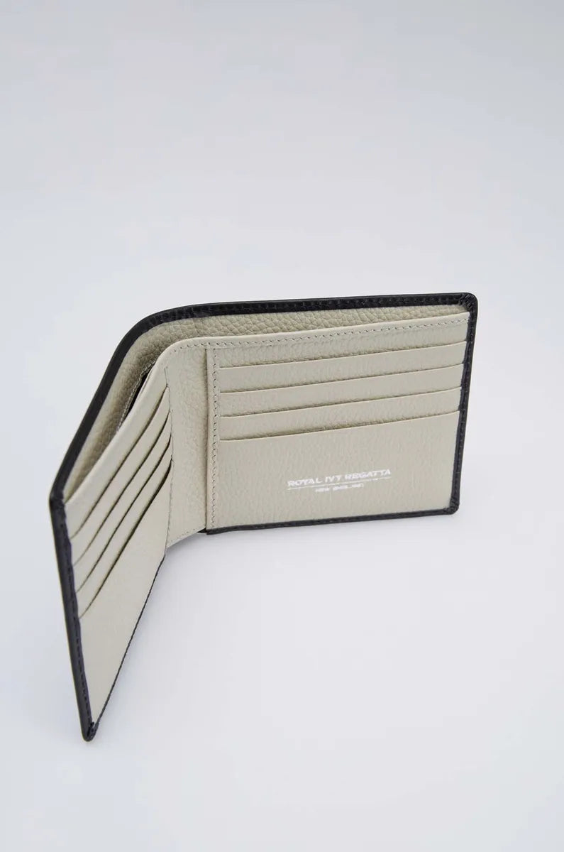 CONTRAST LEATHER WALLET