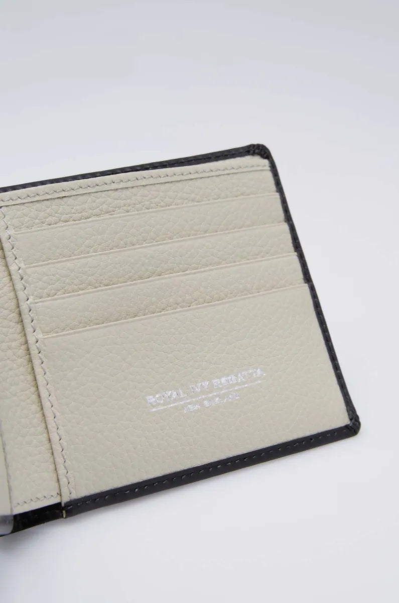 CONTRAST LEATHER WALLET