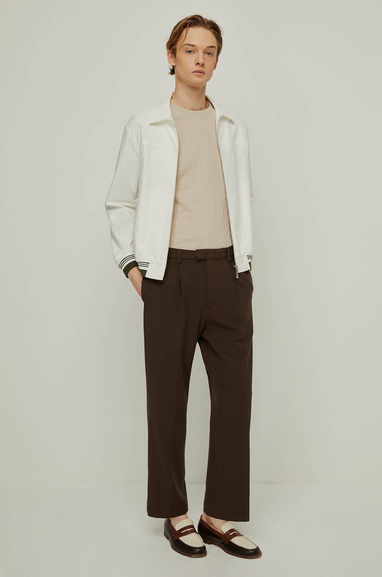 RIR MONOGRAM JACQUARD PULLOVER