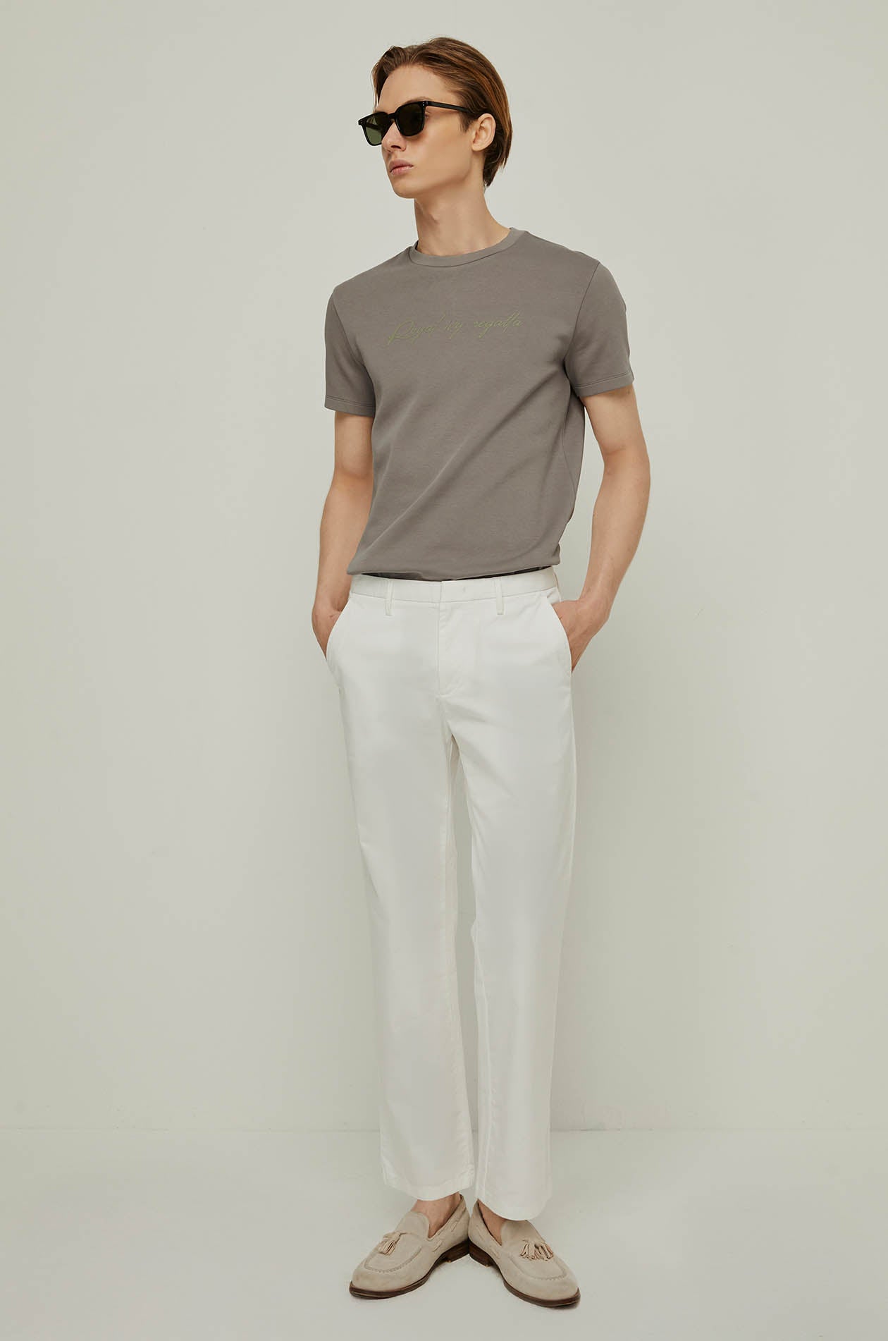 TWILL CHINO PANTS