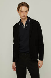R MONOGRAM WITH CONTRAST PIPING POLO