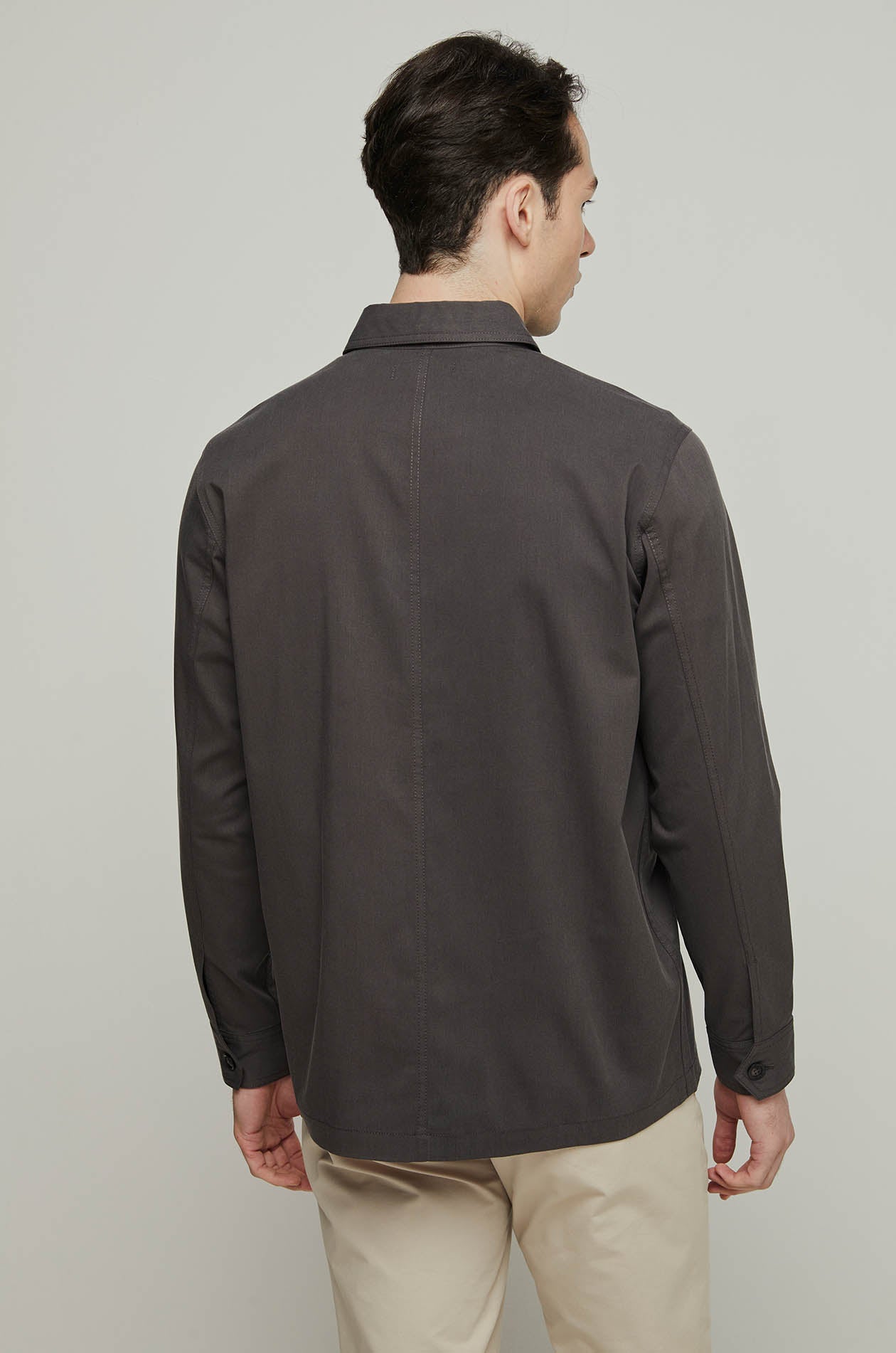 TWILL DOUBLE POCKET OVERSHIRT