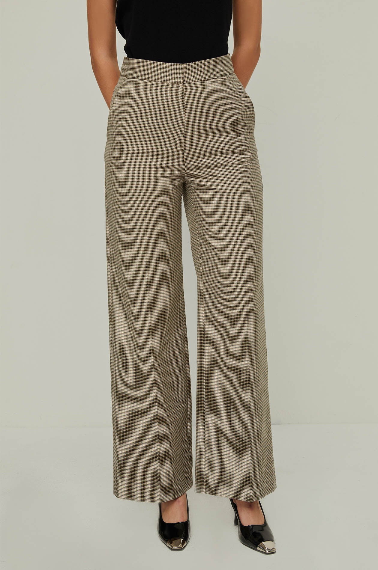 WIDE LEG TAILORED PANTS
