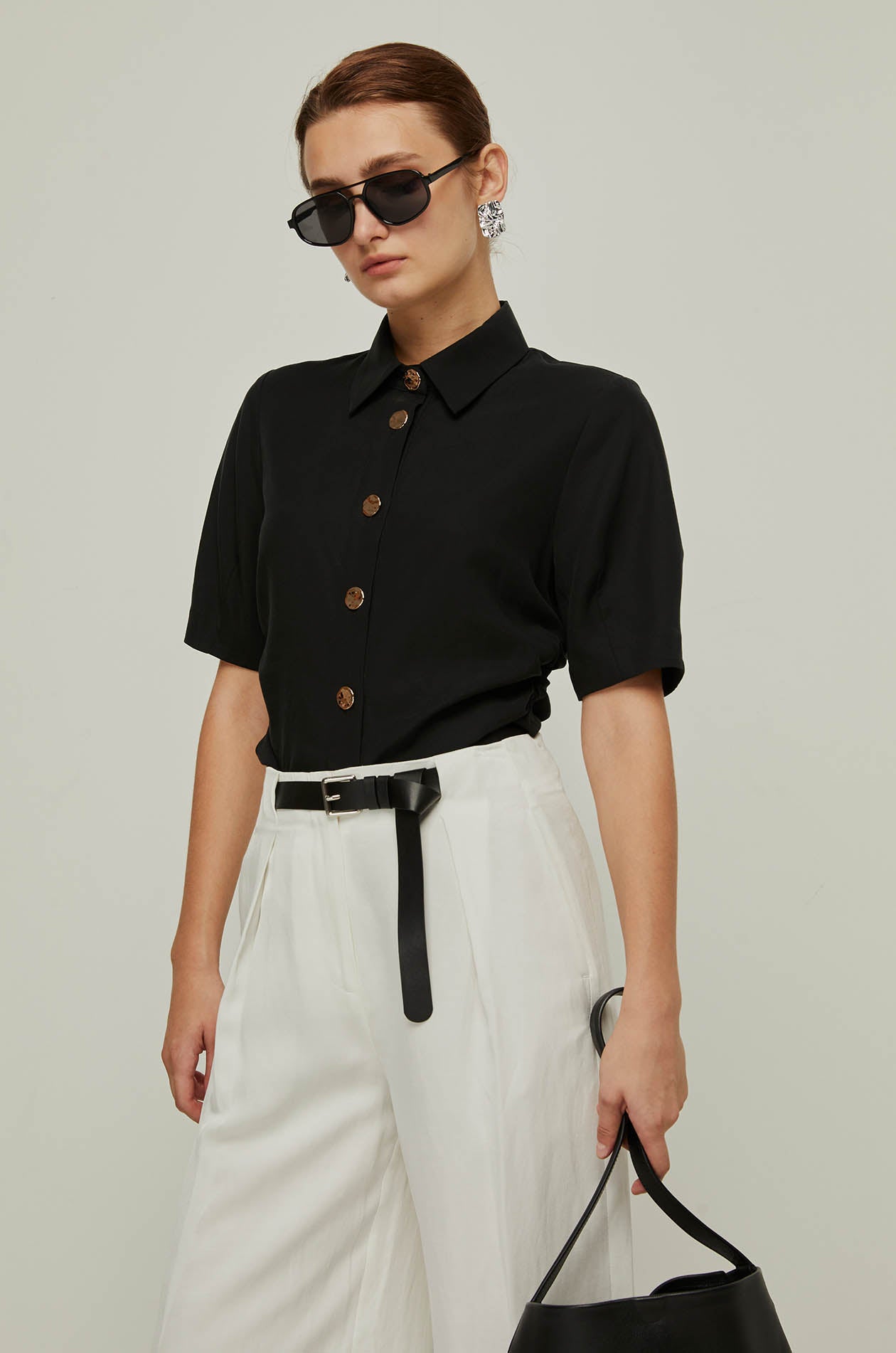 ELEGANT BALLOON SLEEVE BLOUSE