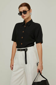 ELEGANT BALLOON SLEEVE BLOUSE