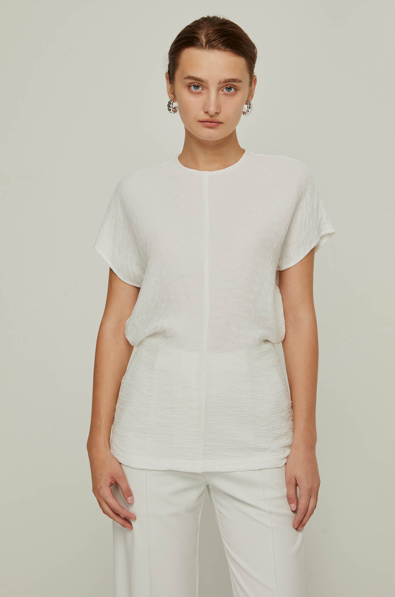 SHORT SLEEVE BLOUSE