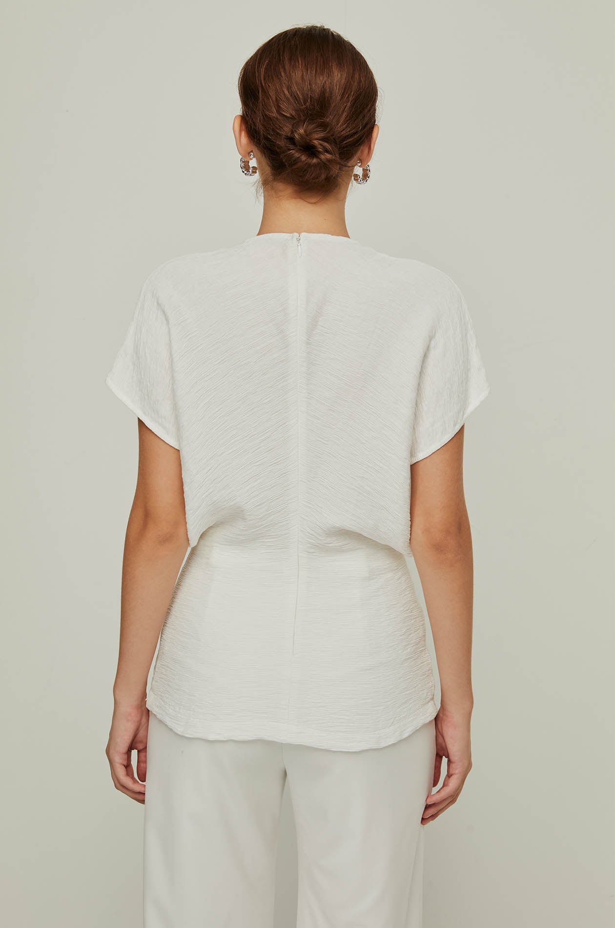 SHORT SLEEVE BLOUSE