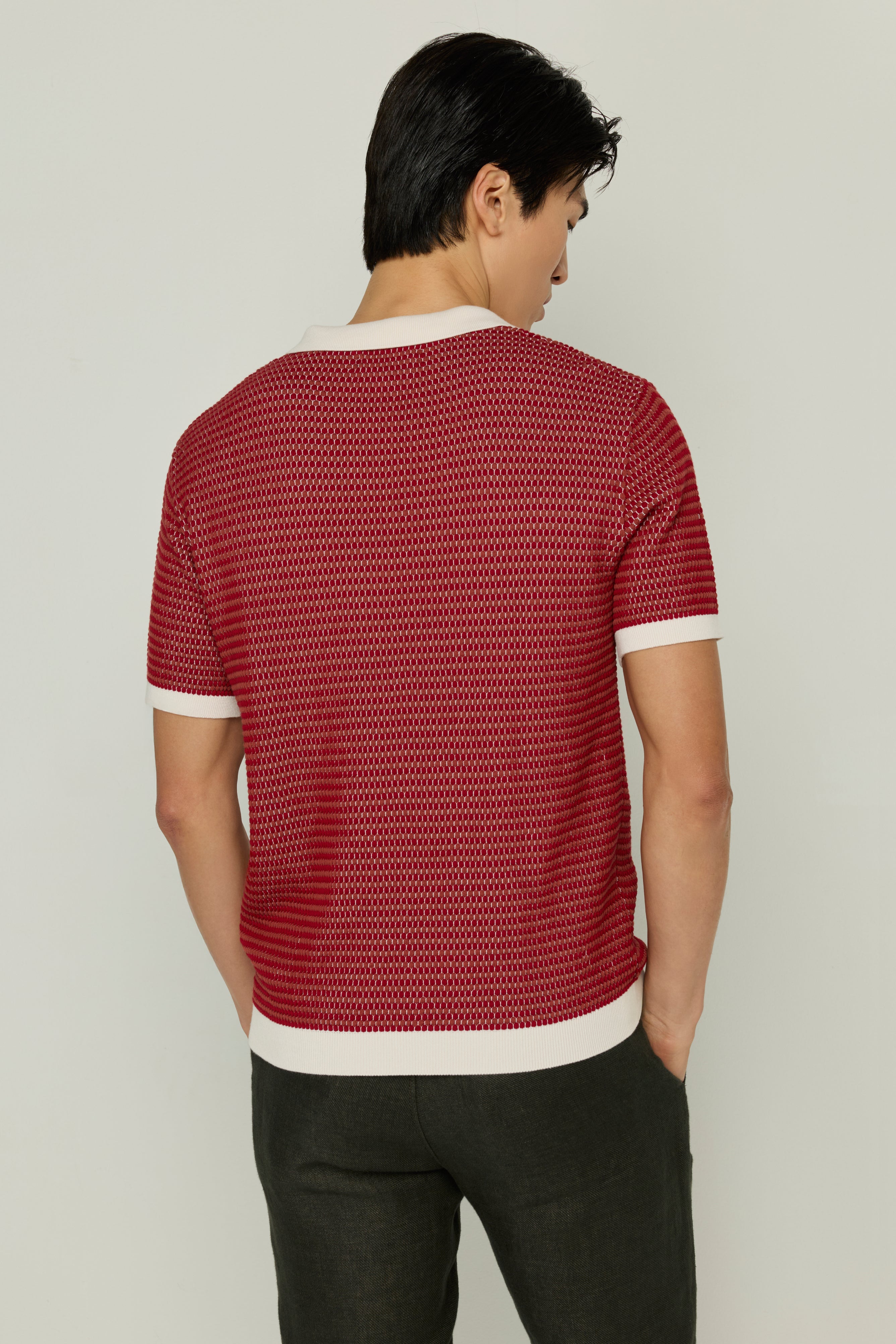 KNITWEAR EMBROIDERY POLO SHIRT