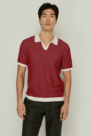 KNITWEAR EMBROIDERY POLO SHIRT