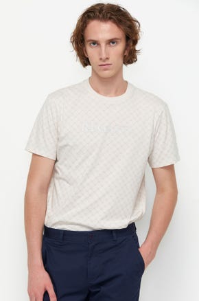 PRINTED COTTON JERSEY TEE